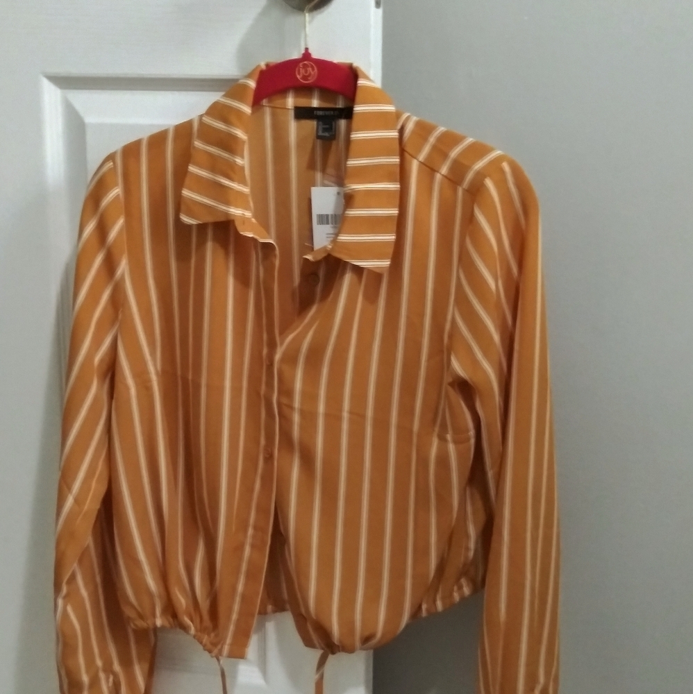 Forever 21 Long Sleeved Button Up Shirt